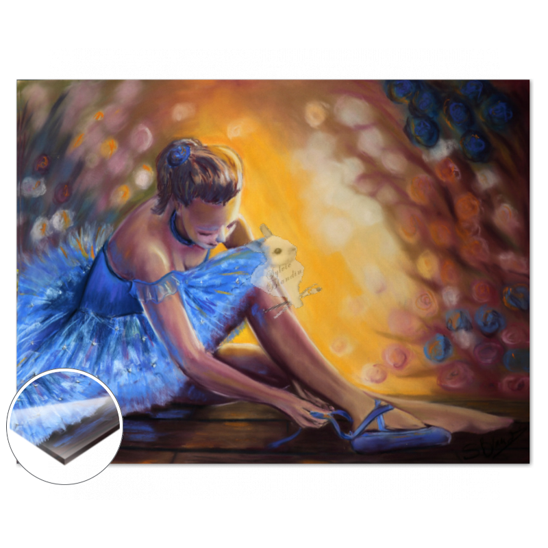 La danseuse bleue - Impression sur plexiglass