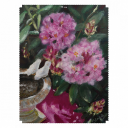 Sous les rhododendrons- Impression sur toile