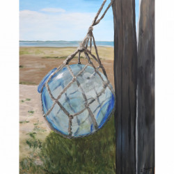 Boule de chalut - acrylique sur toile